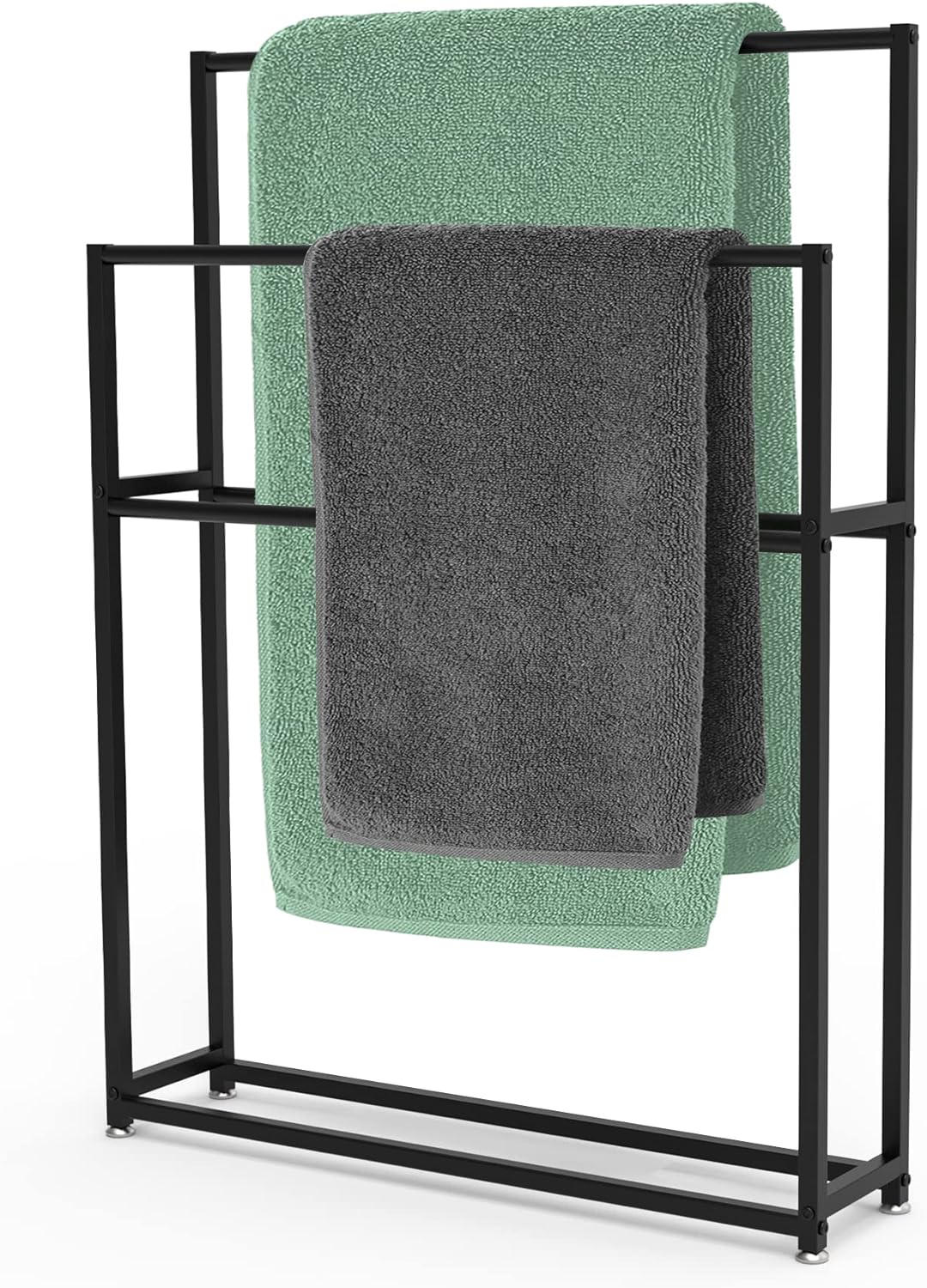 43" Tall Free Standing Towel Rack