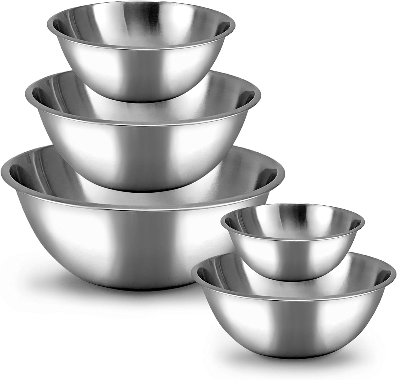 Meal Prep Stainless Steel Mixing Bowls